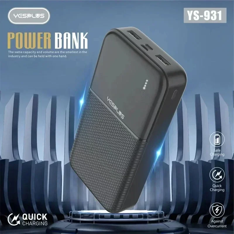 200000 mAh Power Bank Большая емкость 20 Вт Аккумулятор для быстрой зарядки Портативный Power Bank Подходит для IPhone, Samsung, Huawei