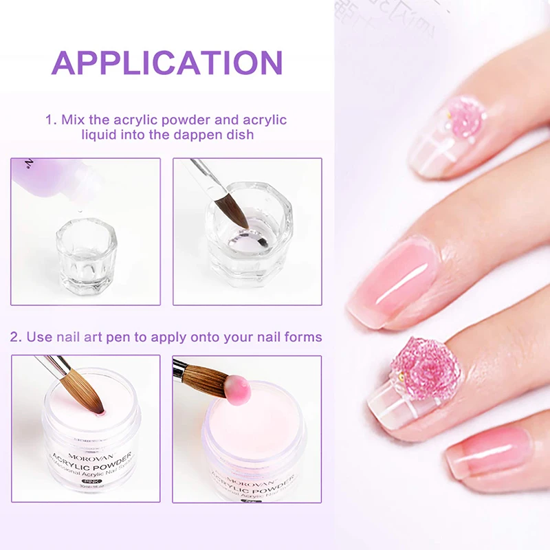 아크릴 빌드 네일용 모노머 아크릴 액체, 네일 아크릴 파우더 액체, 아트 익스텐션 사용, 75ml