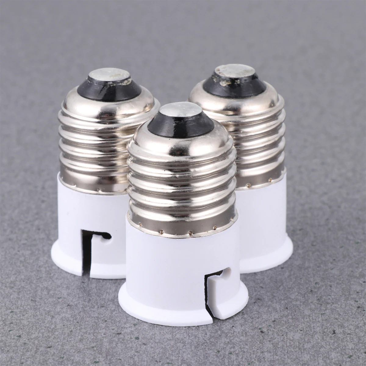 

5pcs Light Bulb Converter Socket Adapter E27 to LED Halogen CFL Home School Restaurant Practical Accessory Lamp
