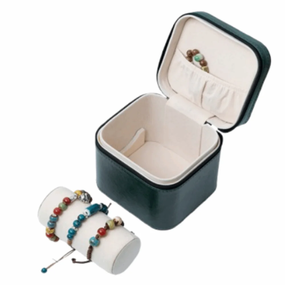 

Vintage Watch Display Box PU Leather Compact Wristwatch Holder Durable Thickened Bracelet Storage Boxes Antique Collection