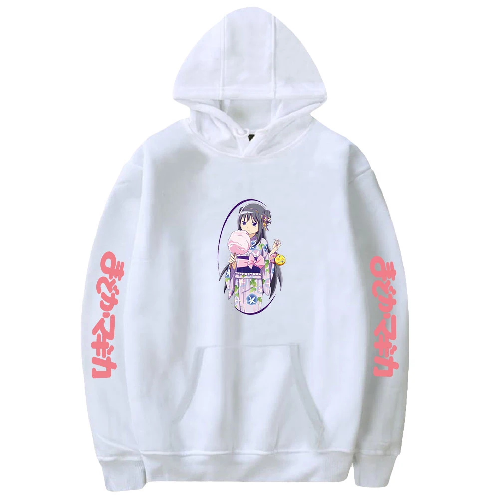 2022 Puella Magi Madoka Magica bluza z długim rękawem mężczyźni kobiety sweter Harajuku Streetwear japońska kreskówka Unisex ubrania