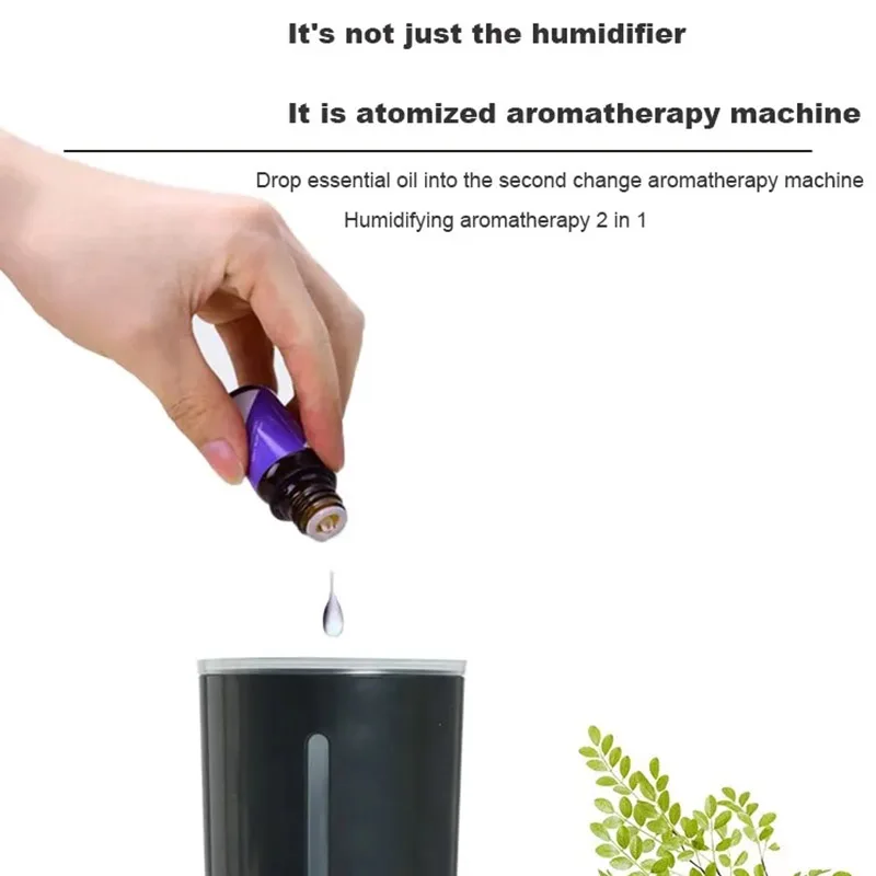 New 300ml Car Air Humidifier With Color Night Light Small Silent Humidifier Air Freshener Home Aroma Machine Fragrance diffuser image 5