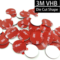 Die cut, 3M VHB 5952 Double Adhesive Foam Tape, Diameter for Dash Cam/ GoPro, In car Holder Disc, 18/20/25/38/40/50/55/60mm