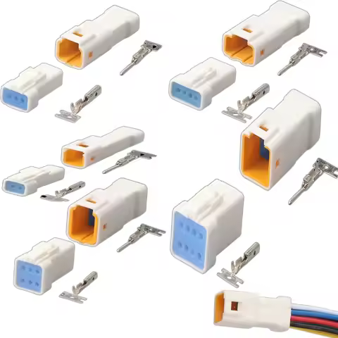 1Sets JST JWPF Type Automotive Waterproof Cable Connector 2 3 4 6 8 pin Male Female Butt Plug JWPF-VSLE-S 03R-JWPF-VSLE-S