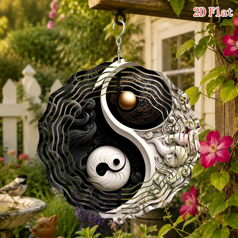 CIFBUY Modern 2D Aluminum Wall Art 10 Inch Waterproof Durable Yard Garden Patio Lawn Decor