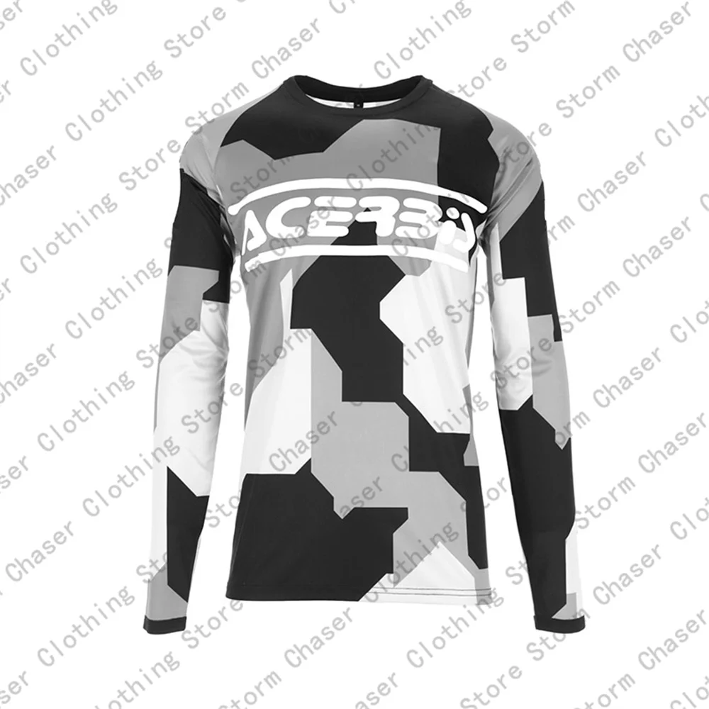 2024 Mens Long Sleeve T Shirt Bike Racing Cycling Clothing Adults Outdoor Tees Tops Clothing Street Sweatshirt 3d Jersey ACERBIS