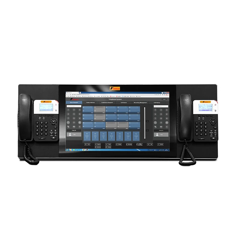 KNTECH Emergency Call Center System Telecom Console Dispatcher for Metro/Subway OCC Dispatcher Control room management