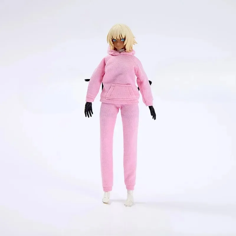 Five Color 1/12 Scale Soldier Clothing Solid Hoodie Top Pants Set Clothes Model for 6inch Action Figure Model Toys in Stock