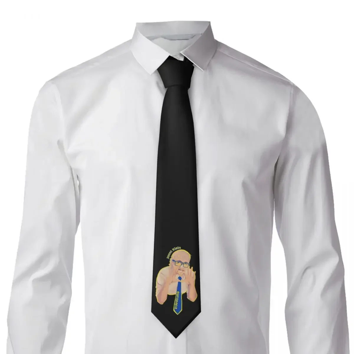 

Joost Klein Europapa Esc 2024 Tie Retro Casual Neck Ties For Adult Leisure Quality Collar Tie Custom DIY Necktie Accessories