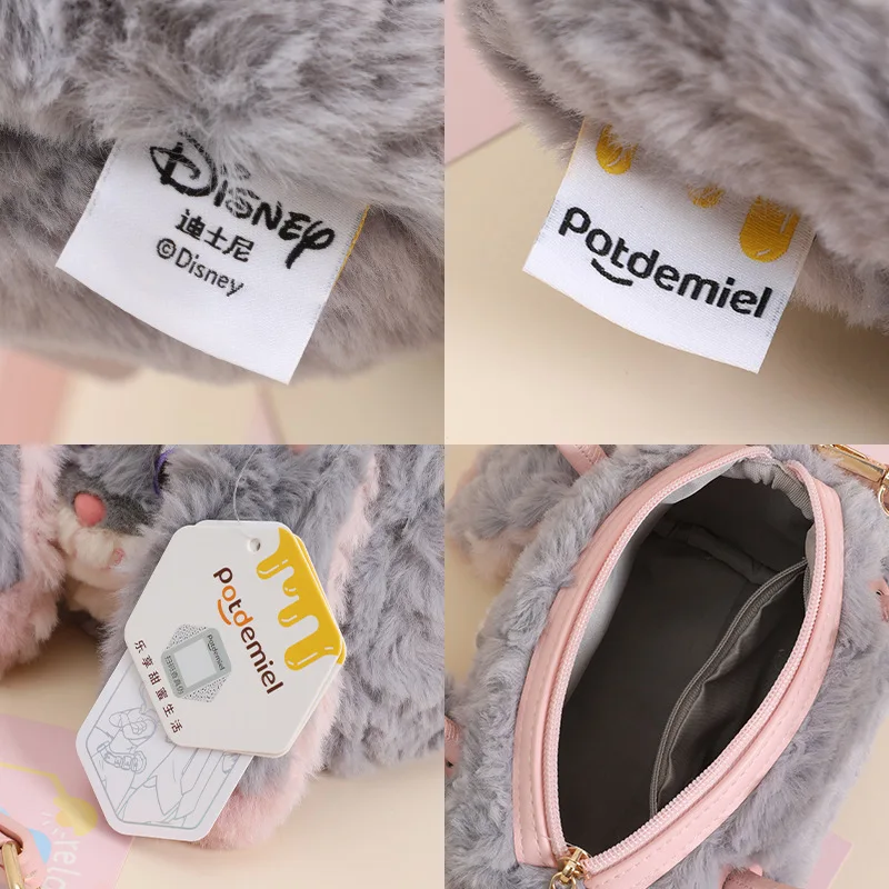 Nowa pluszowa torebka na jedno ramię Judy Stitch Eeyore Bruto, pluszowa lalka, duża pojemna torba cylindryczna, lalka, torebka crossbody.