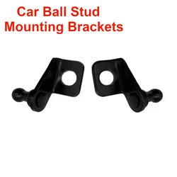 1Pair Universal 10mm Car Ball Stud Gas Shock Struts Mounting Bracket for Gas Spring Struts Lift Support Shock