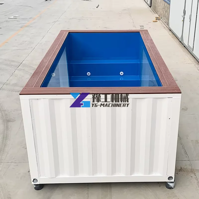 Customized Frame Commercial Fiberglass Frp Piscine Small Shipping Container Swimming Pools