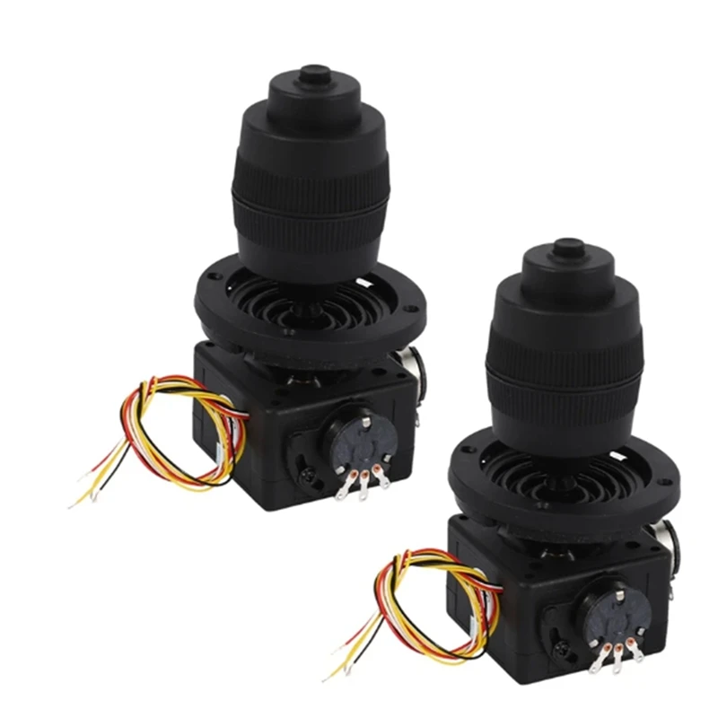 2 x peças de reposição eletrônicas do botão do potenciômetro do joystick de 4 eixos para controlador JH-D400B-M4 10k 4d com fio para industrial