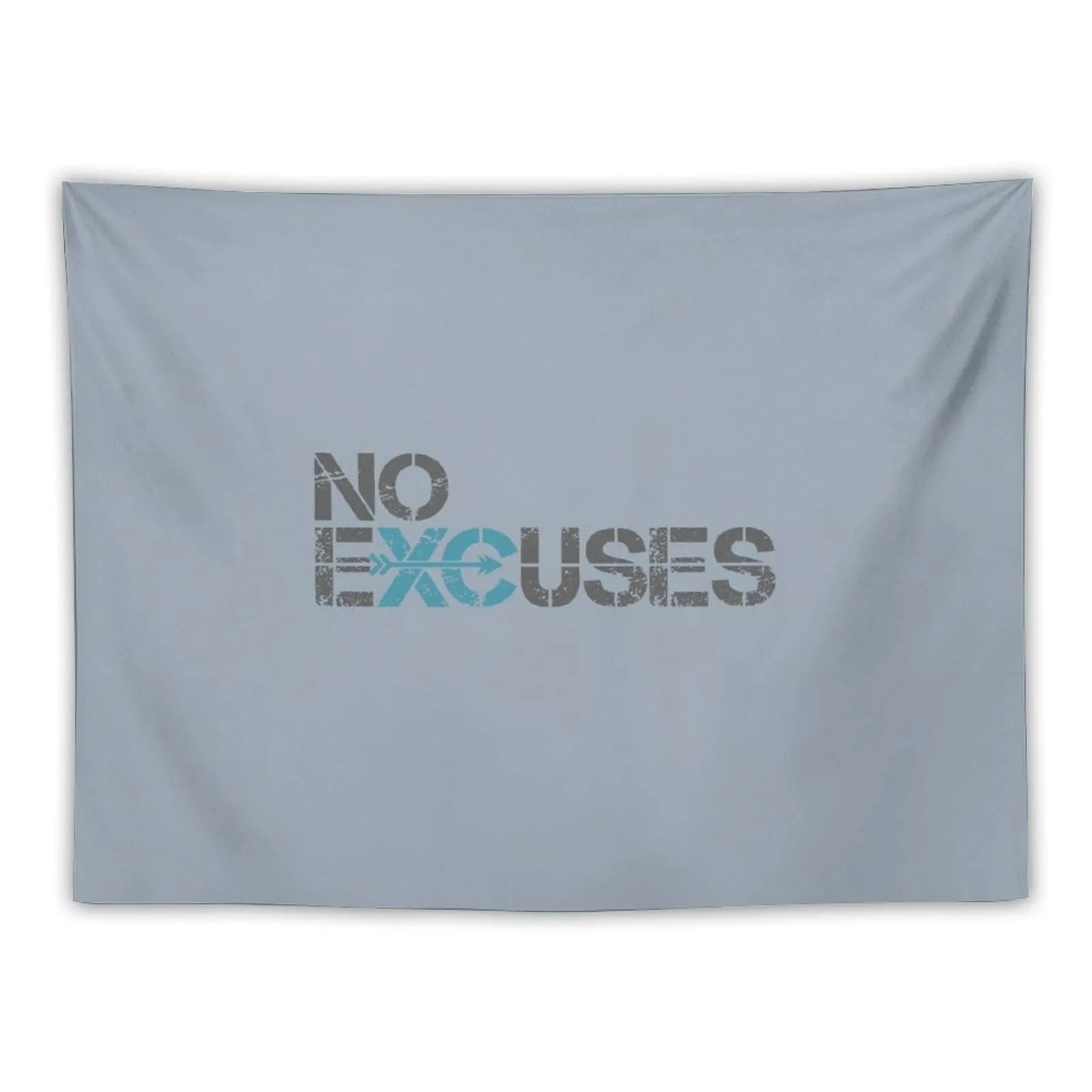 

Cross Country Running No Excuses Tapestry Hanging Wall Aesthetic Decoration Decoration Bedroom Wall Deco Tapestry