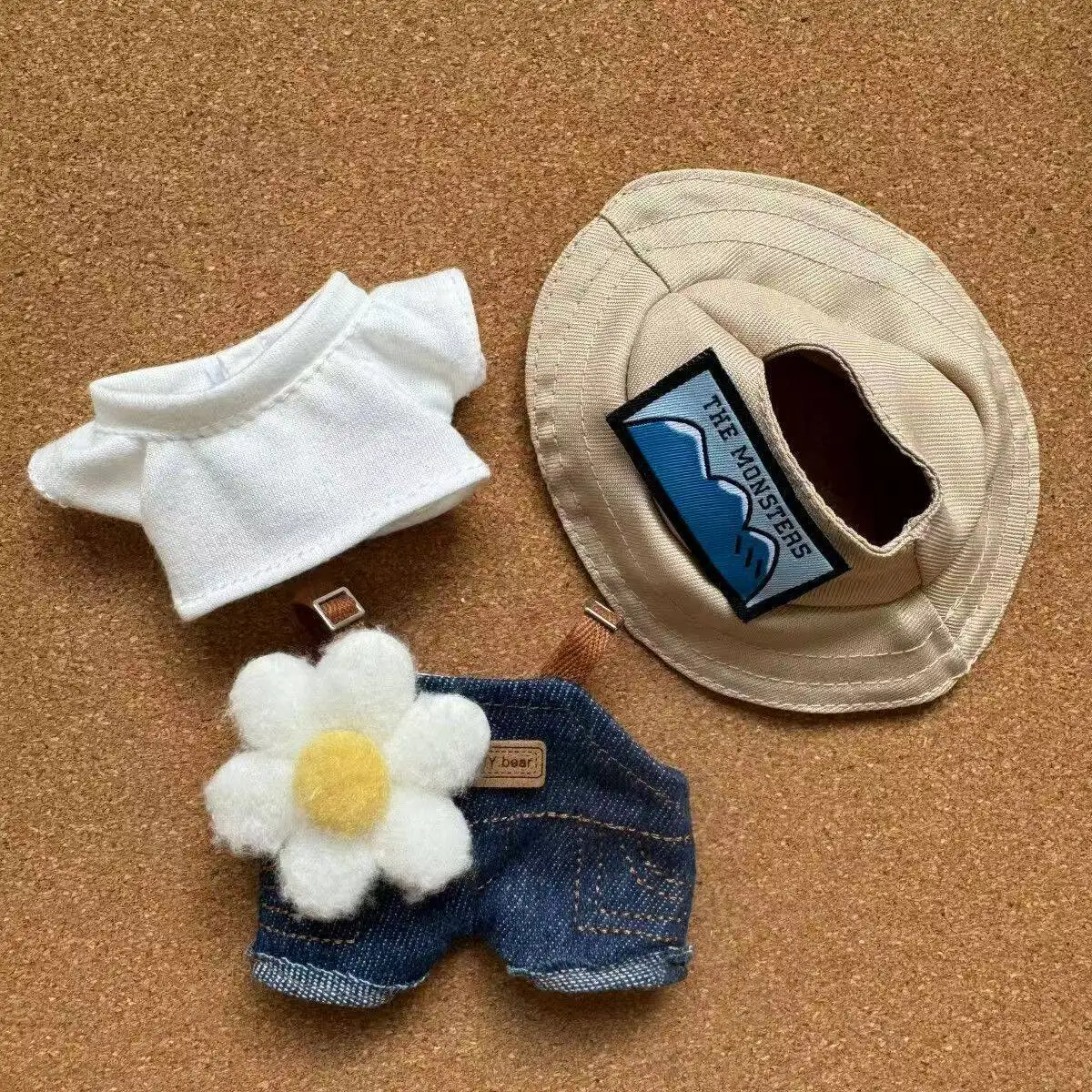 Voor 17 cm Labubu Pluche Pop Rok Set voor DIY Kleding Accessoires Cadeau (Geen Schoenen Geen Pop)