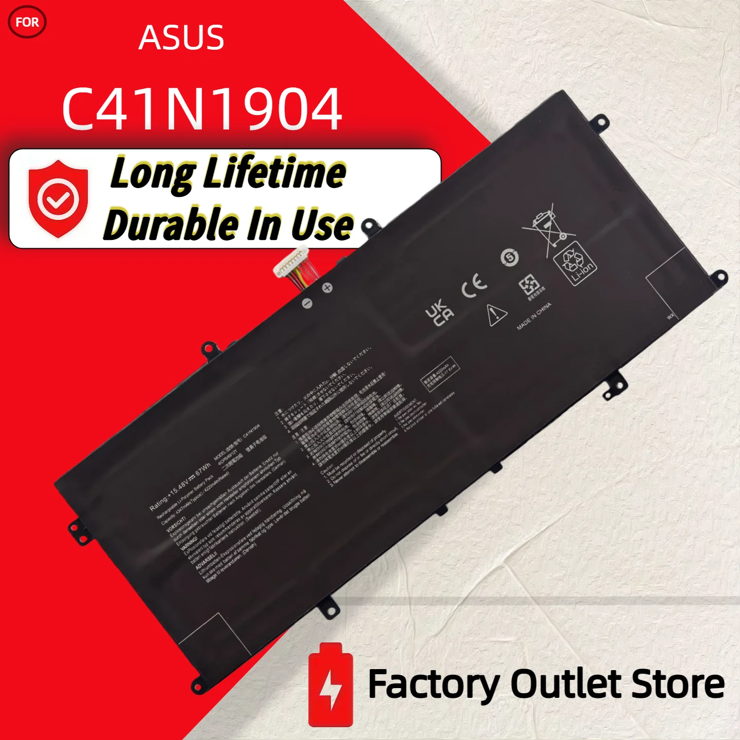 Wholesale And Retail❗❗❗ C41N1904 C41N1904-1 Battery for ASUS ZenBook 14 UX425UA UM425IA UX425EA UX425JA BX325JA UX325EA