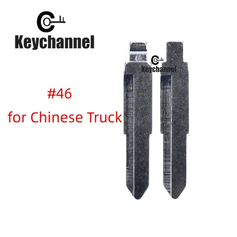 Keychannel 10 шт. #46 KD ключ чистый Универсальный Автомобильный ключ сменный откидной стержень для KD KEYDIY VDI Xhorse для китайского ключа Truk