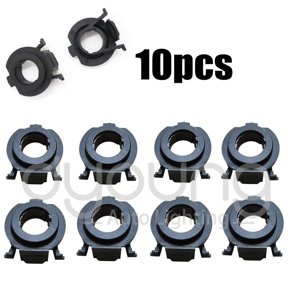 10PCS Newest H7 LED Adapter Holder For Focus 3 MK3 MK35 Fiat 500 Opel Facelift 2018 Corsa E 2015-2017 Headlight Lamp Ret Holder