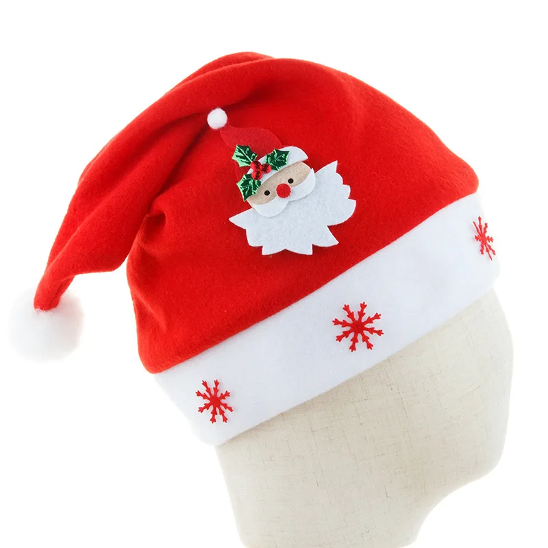 Merry Christmas Ornaments Decoration Christmas Hats Santa Hats Children Women Men Boys Girls Cap For Christmas Party Props