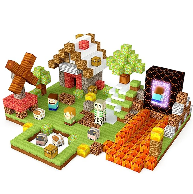 

Набор магнитных строительных блоков — игрушка-головоломка, логика мышления упражнений, подарок на день рождения для детей