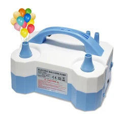 Three Styles of EU/US/UK Balloon Pump Electric, Portable Automatic Dual Nozzle Inflator 110V 600W/Blower for Party Decor,Home