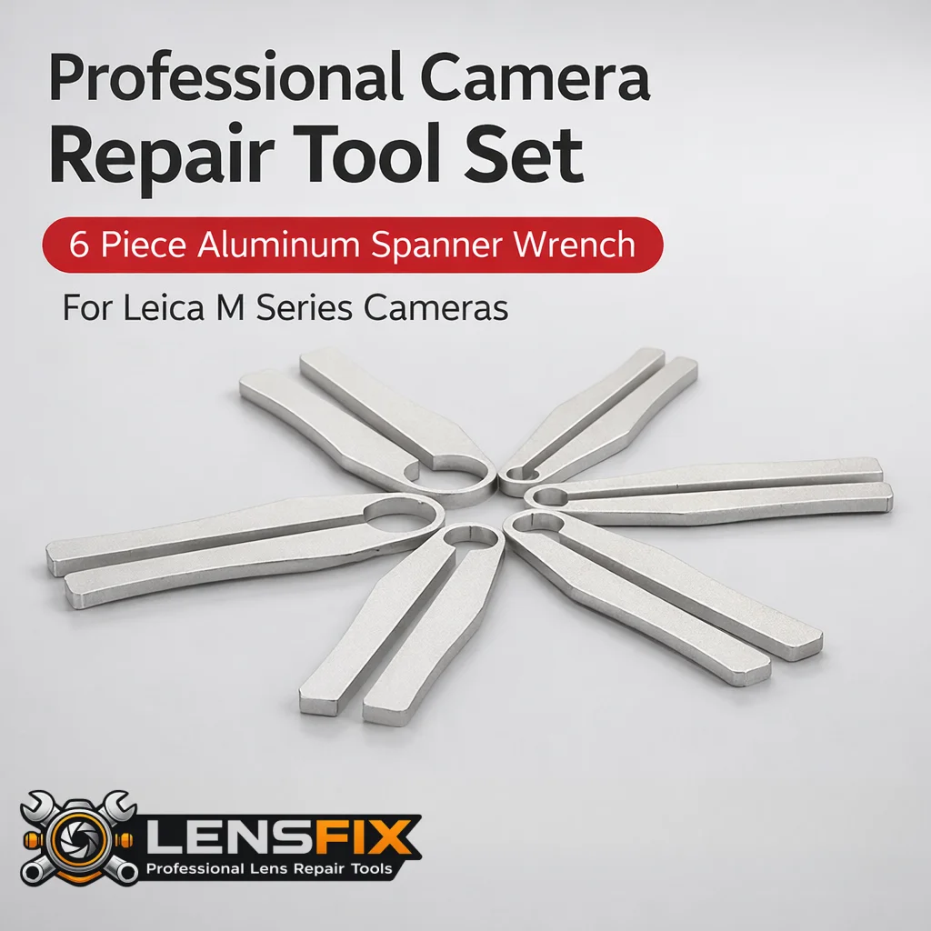 For Leica Camera Repair Tool Set, 6pcs Aluminum Spanner Wrench Kit for Rangefinder Camera Maintenance