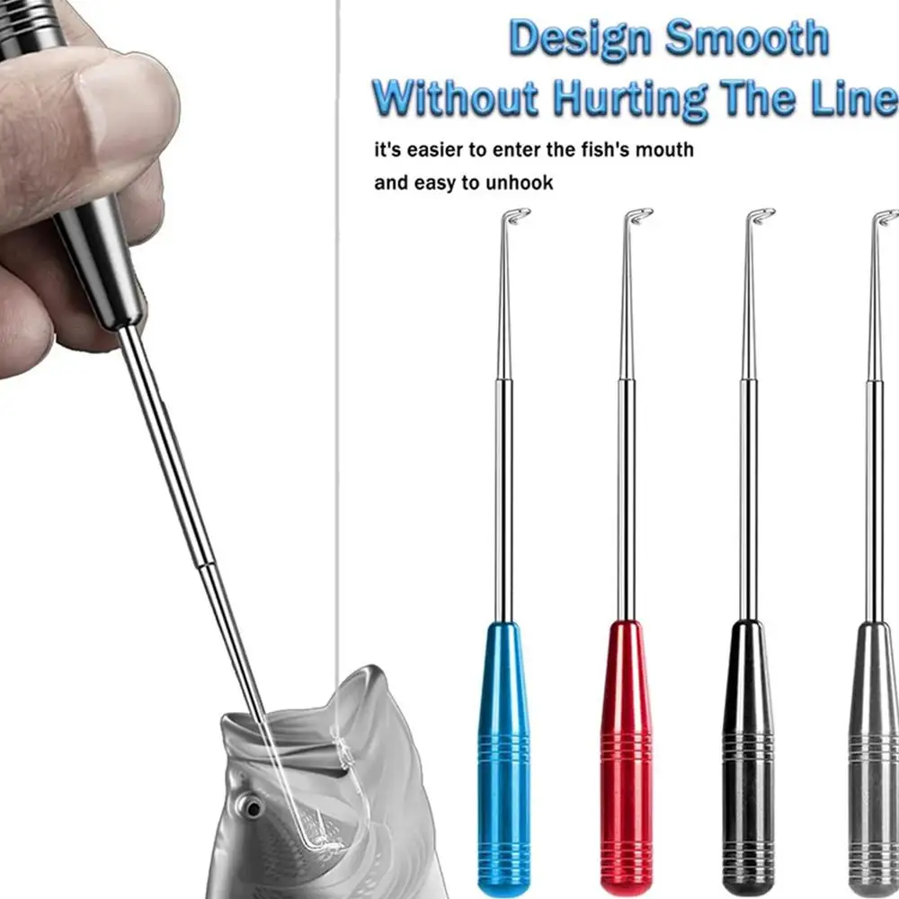 

2Pcs Fishing Hook Remover Stainless Steel Fishhook Dehooker Decoupling Detacher Extractor Fishing Tools Hook Rapid G6H8