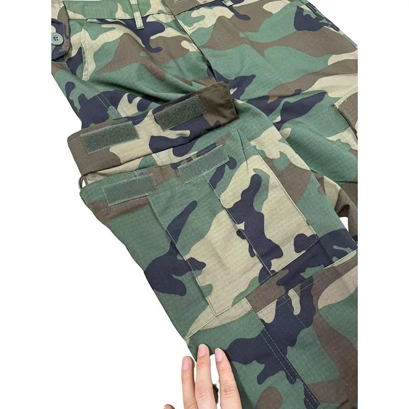Deutschland Camouflage Dschungel Trainingsuniform ACU Feldanzug Flecktarn Dschungel Spot Set für Männer, Feldtraining Anzug Kampf ACU Set – Detail 37