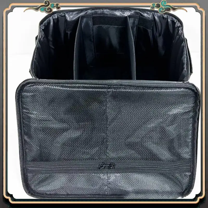 

Black Outdoor Camping Picnic Bag Hiking Picnic Storage Bag Food Bag Large Storage Light Tableware Picnic Bag Easy Install