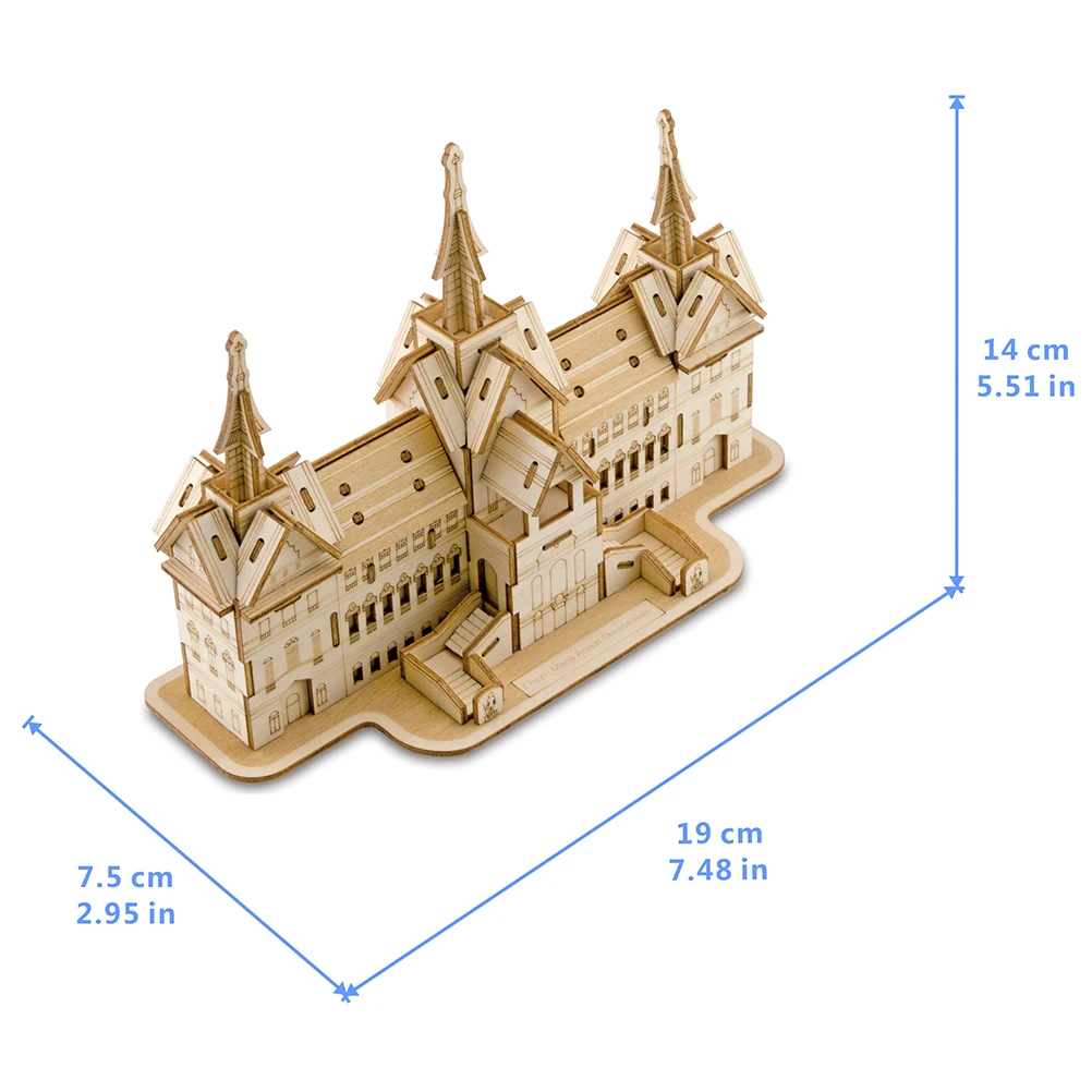 

3 D Wooden Puzzle Puzzles for Adults House Jigsaw 3d Kids Toy Three-dimensional