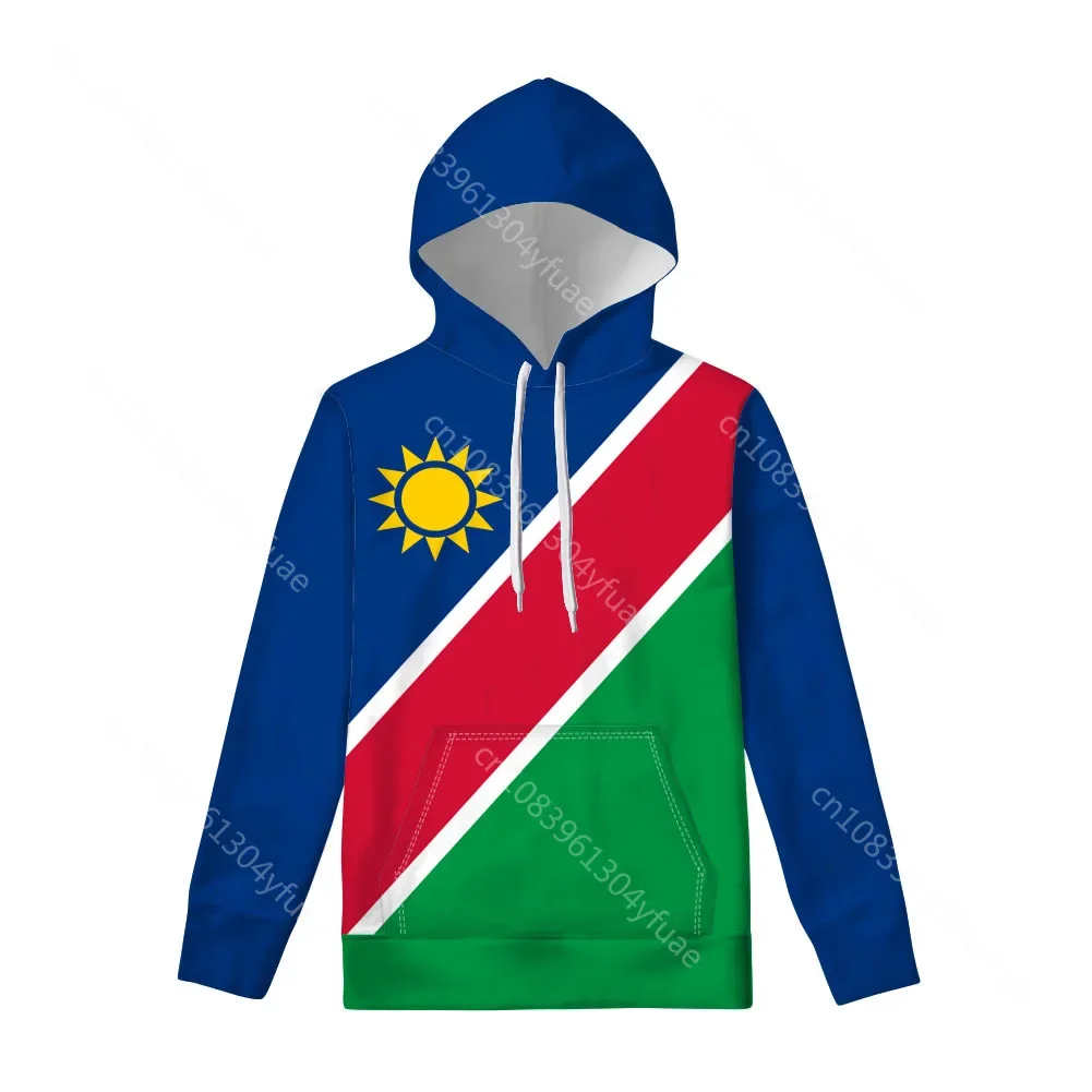 Namibia Zipper Hoodie free custom made name number nam Sweatshirt nation flag na namibian college print photo logo text Clothes