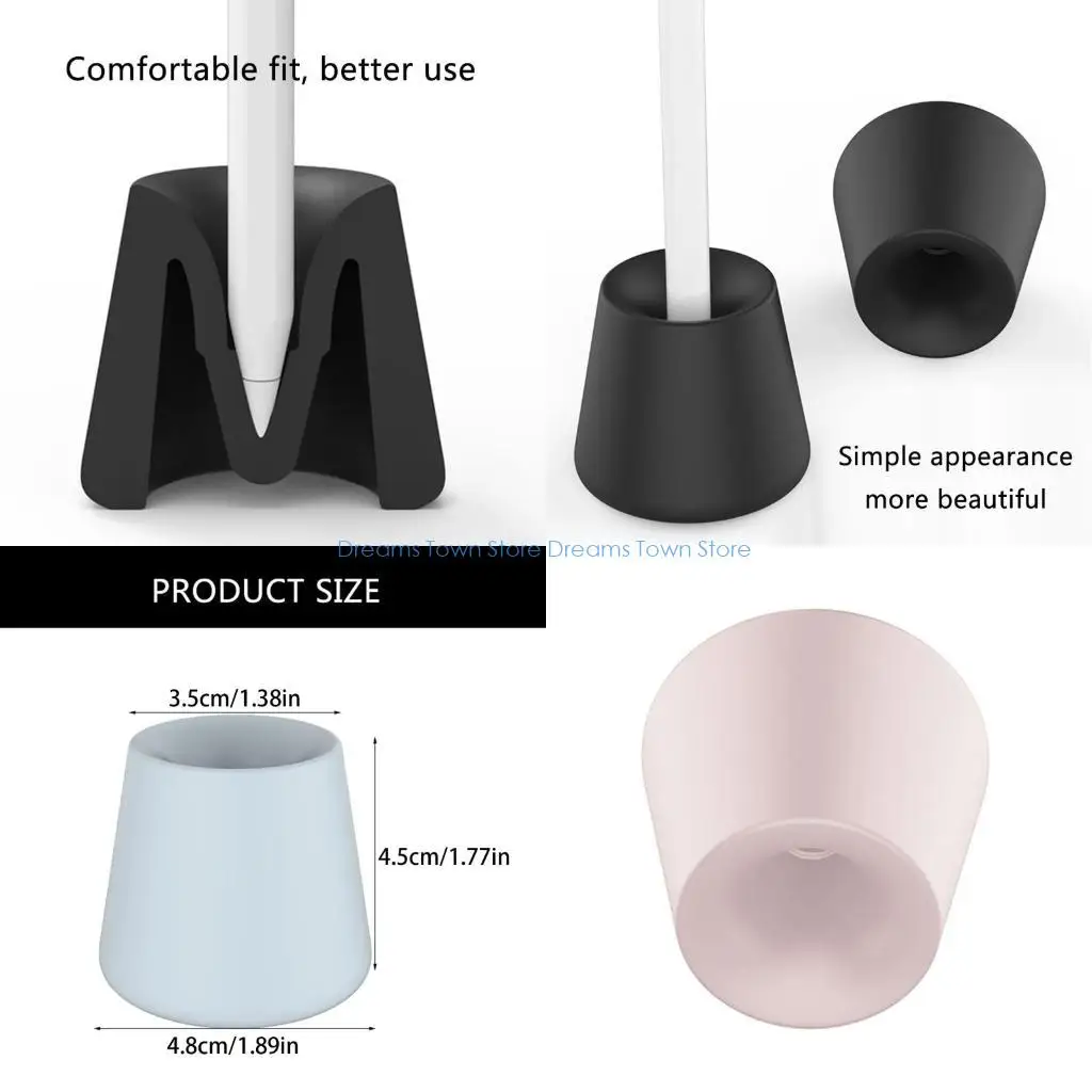 HX6A Silicone Stand Holder Base for Pencil Holder Portable Tablets Pen Stations