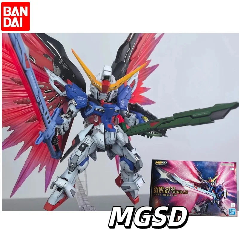 

Bandai MGSD Destiny Gundam Poseable Plastic Assembly Model Kit Authentic Collectible Action Figure For Gundam Hobby Fans