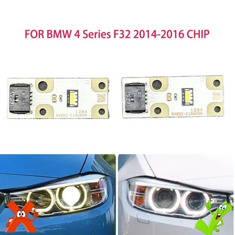 Luce bianca per BMW Serie 4 F32 2014-2016 Fari per auto DRL Chip Zavorra Chip Circuito Sorgente luminosa Raccordi