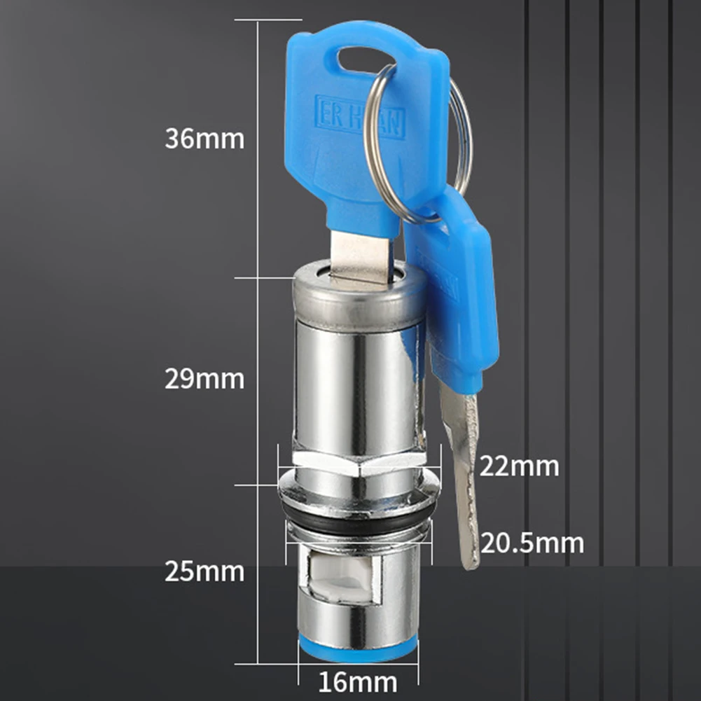 Key Lock Valve Anti-theft Tap Erosion Resistant Design Explosion-proof Strength Rotary Switch Mechanism For Home Sinks