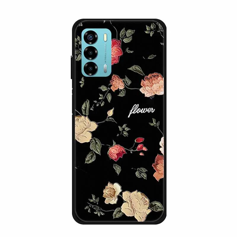 Reliëf Geverfde Telefoonhoesjes Voor Zte Blade V40 Vita Case Zachte Siliconen Hoes Para Blade V40vita 8045 Protector Shell Reliëf Capa