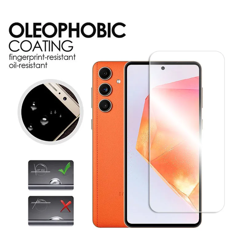 Protector de pantalla de vidrio templado para Samsung Galaxy C55, película de lente de cámara, 5G