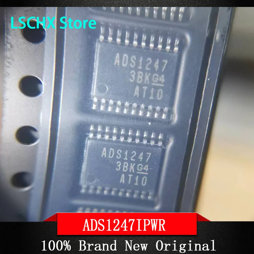 

2pcs ADS1247IPWR ADS1247IPW TSSOP-20 Analog to digital conversion chip ADC