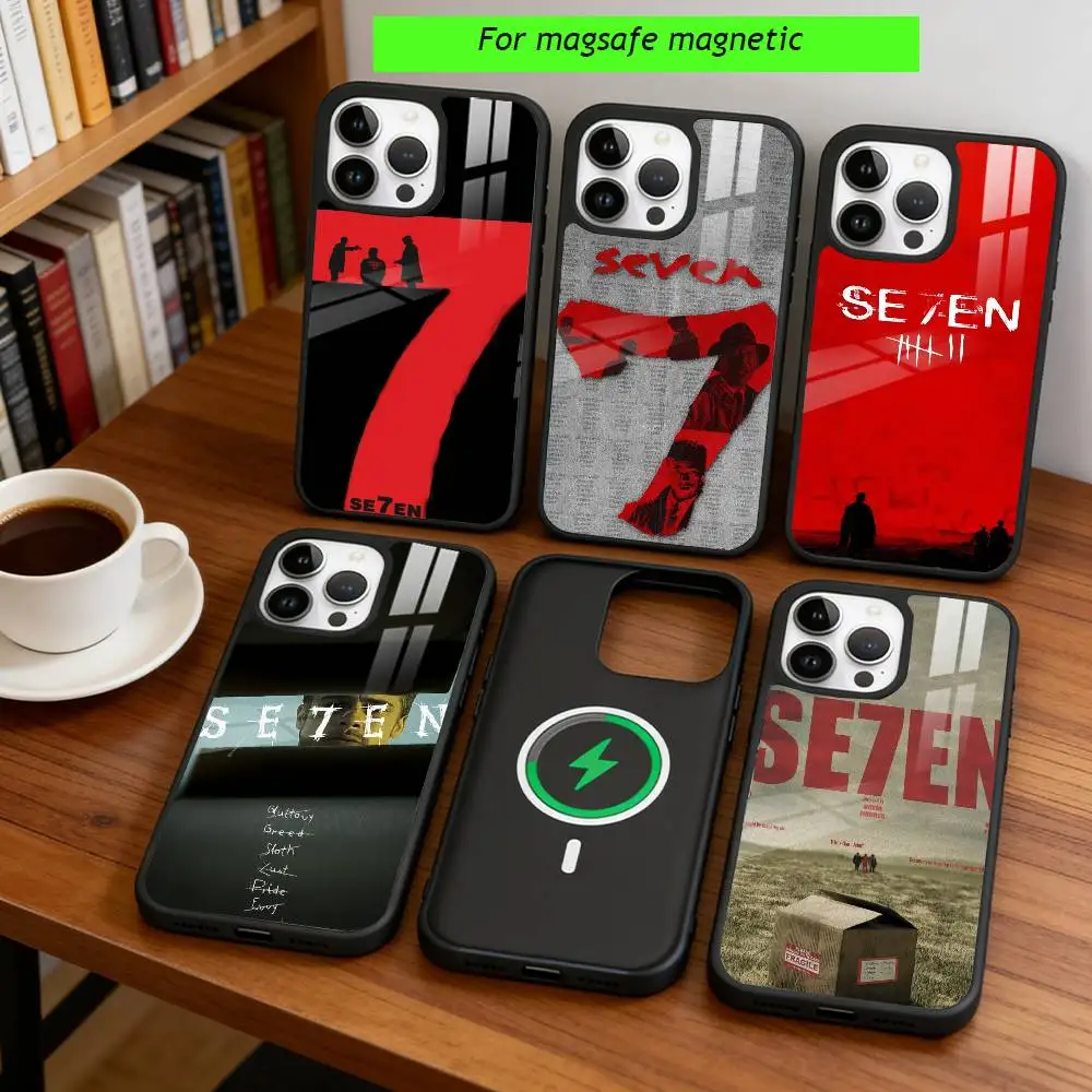 

Seven Phone Case For iPhone17,16,15,14,13,12,11 Plus,Pro Magnetic For Magsafe Wireless Charging