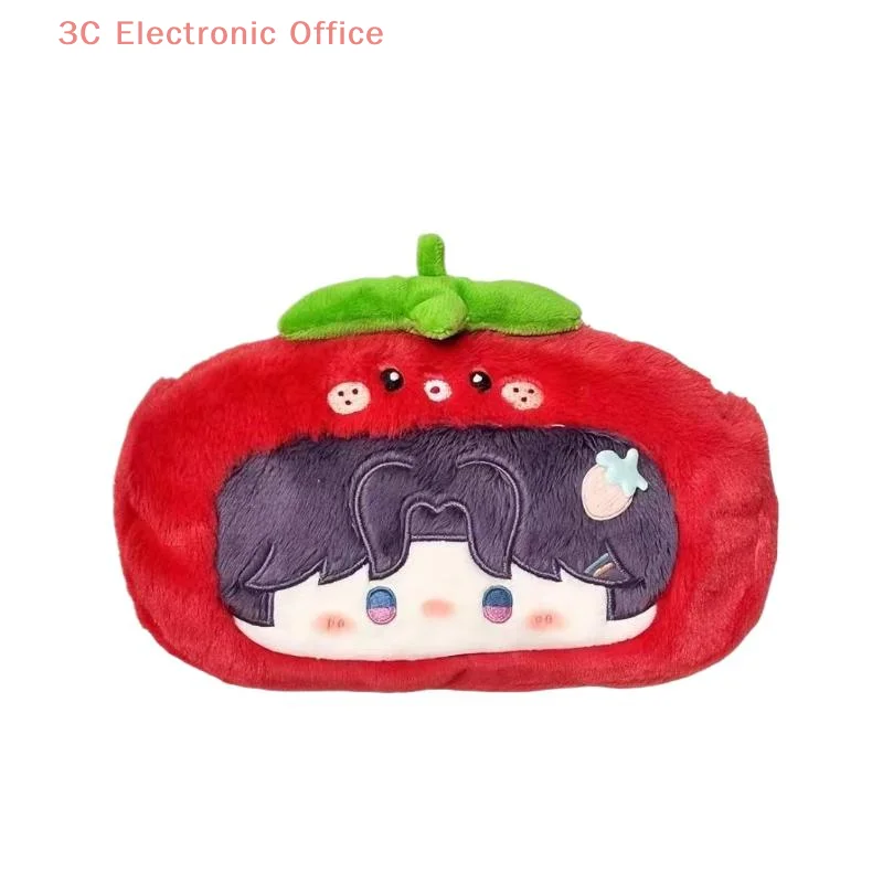 لطيف Kawaii أفخم ماكياج حقيبة مستحضرات التجميل الكرتون سعة كبيرة مقلمة القرطاسية تخزين اللوازم المكتبية المدرسية