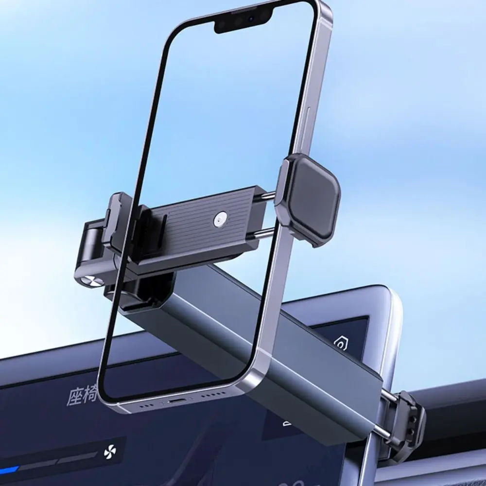 

H3CA Portable Airplanes Phone Holder, Travel Essential Phone Mount 360 Adjustable Handsfree Phone Stand for Flying,Table