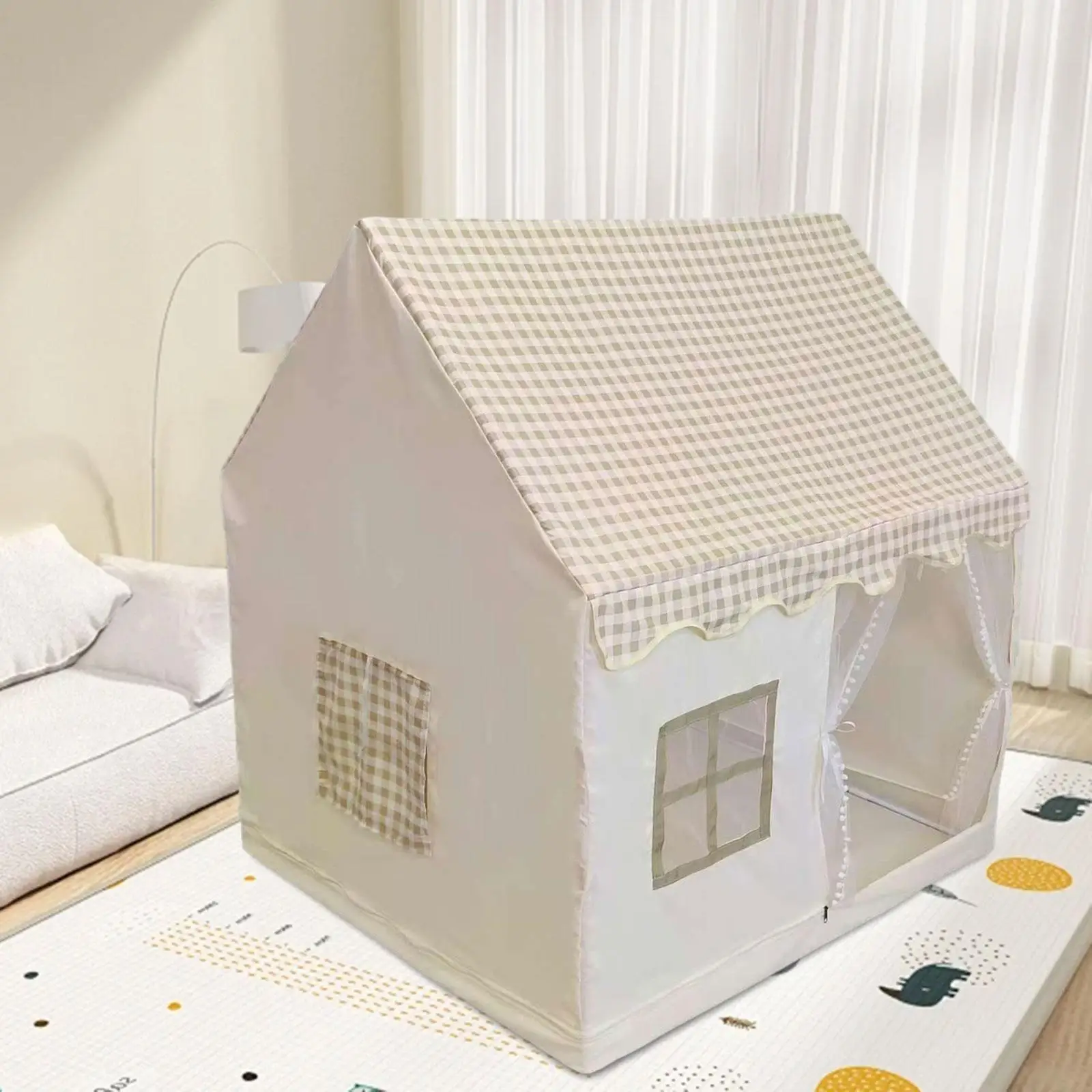Kids Play Tent,Indoor Toddlers Tent Toy,Child Room Decoration,Easy Assemble,Portable for Boy Girl Large Space Gift Playhouse