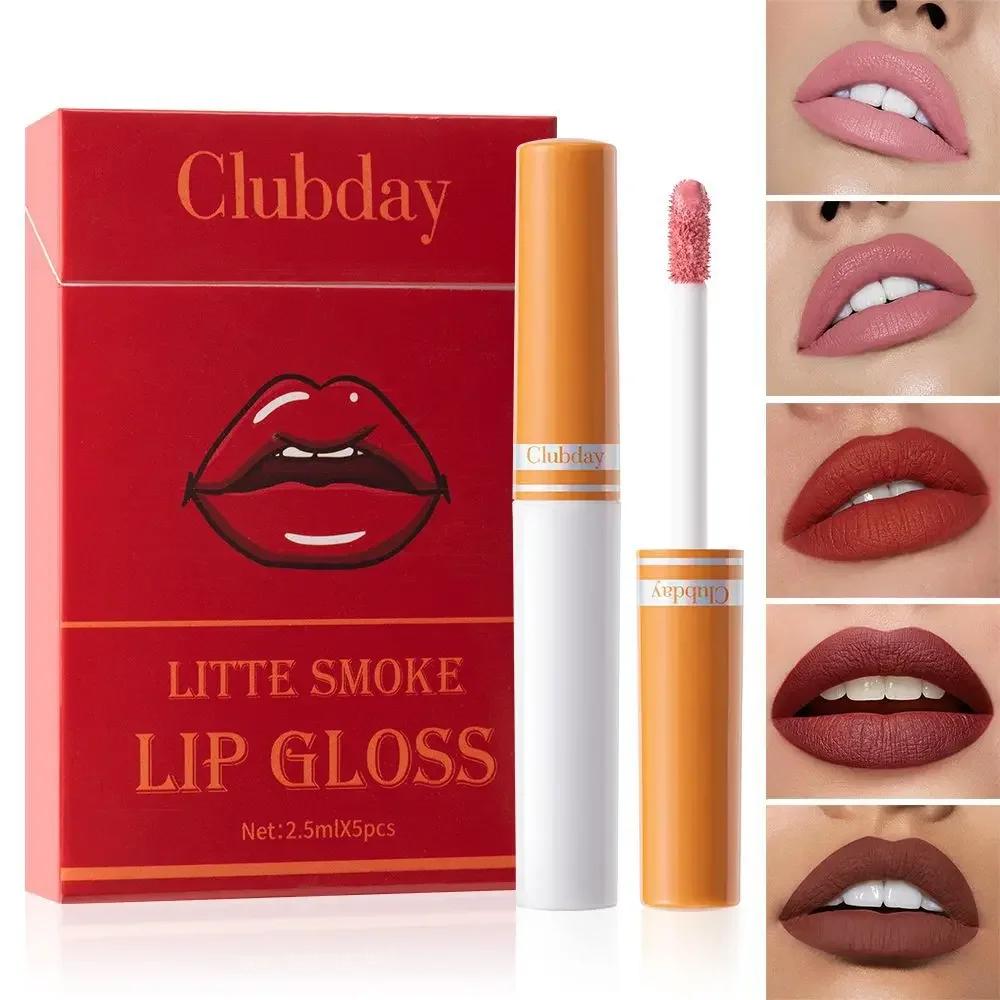 

MISS ROSE 5 Color/Sets Velvet Matte Lipstick Lip Glaze,Plumps/Nourishes Lips,Non-Sticky Nourishing Lipsticks Lip Gloss Skin Care