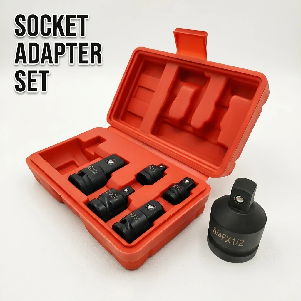 Impact socket wrench Adapter Set Drive Adapter Reducer wrench Manual kit conversion adapter for automotive service tools.
