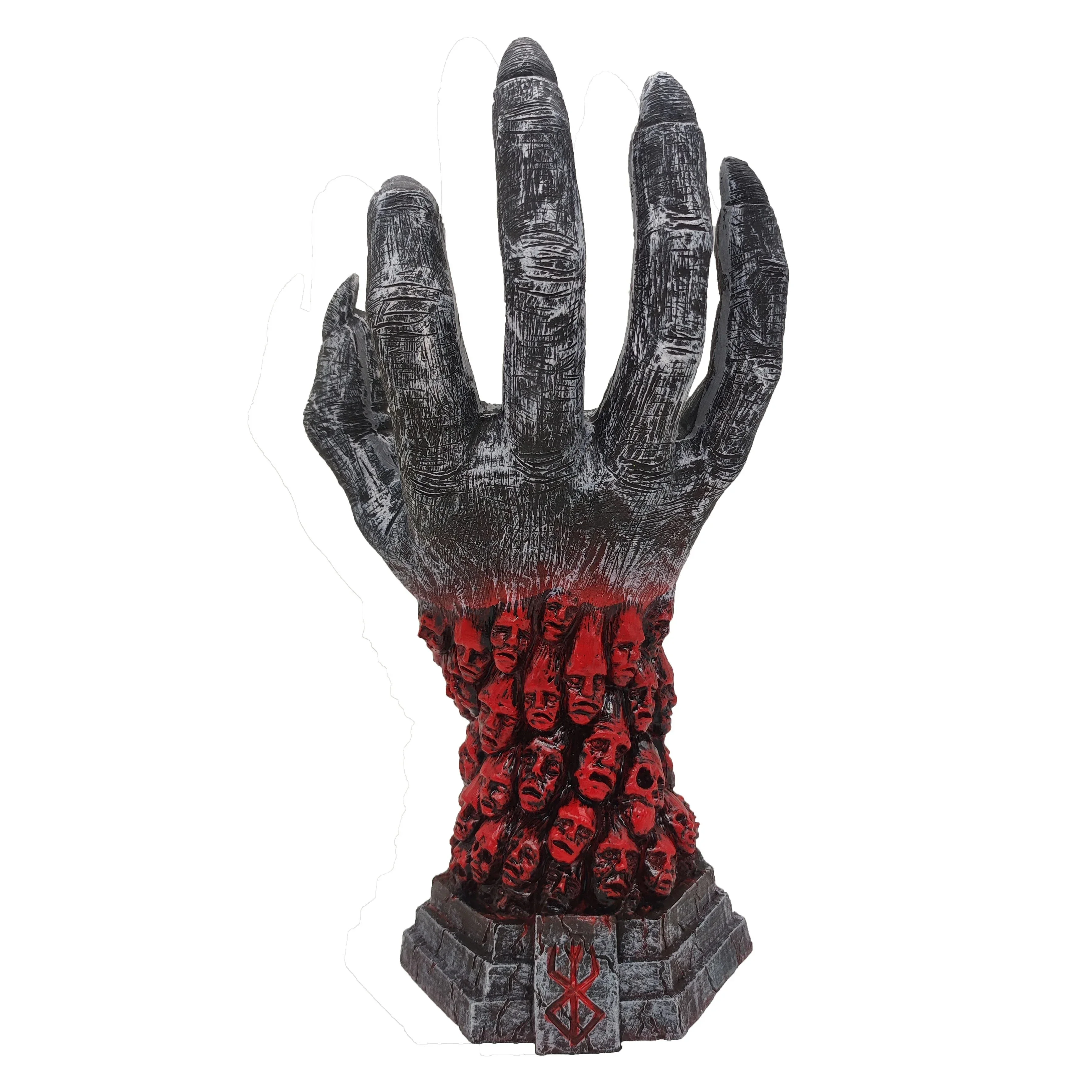 1PCs New Halloween Berserk Hand of God Rage God Hand Resin Craft Ornament