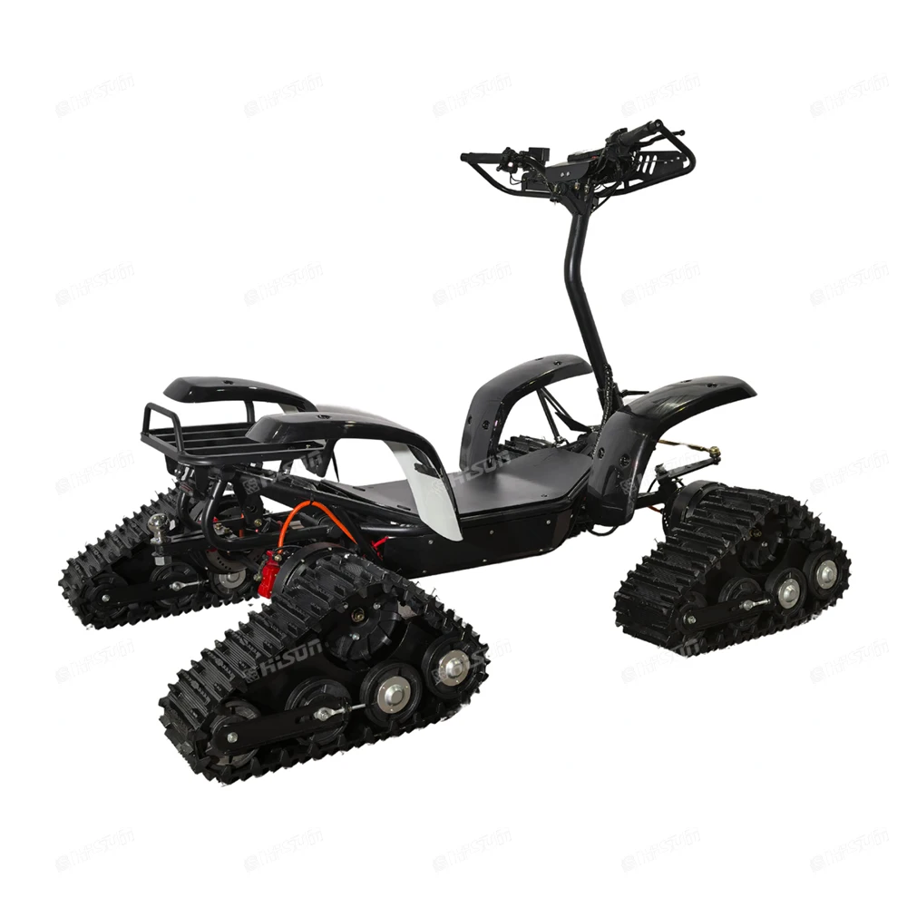 All Terrain Electric Scooter Snow Sand Track Four Wheel 6000W Motor Power Scooter