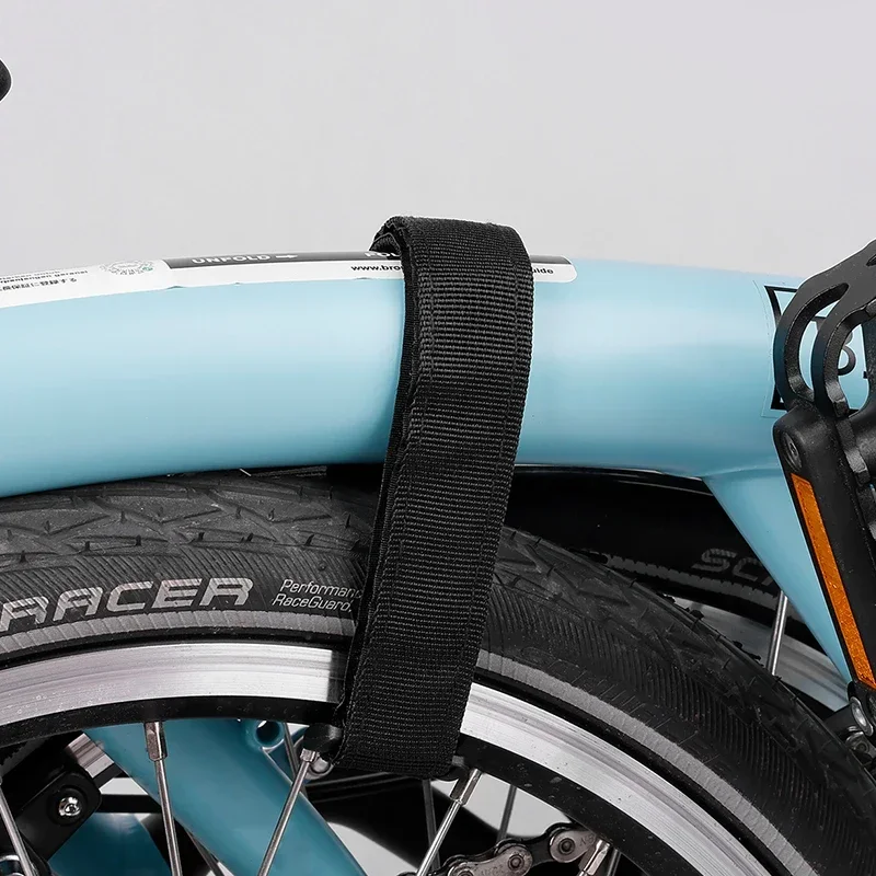 Adjustable Bicycle Velcro Straps - Durable Folding Bike Body Straps for Storage/Transport, Anti-Slip Bicycle Accessories