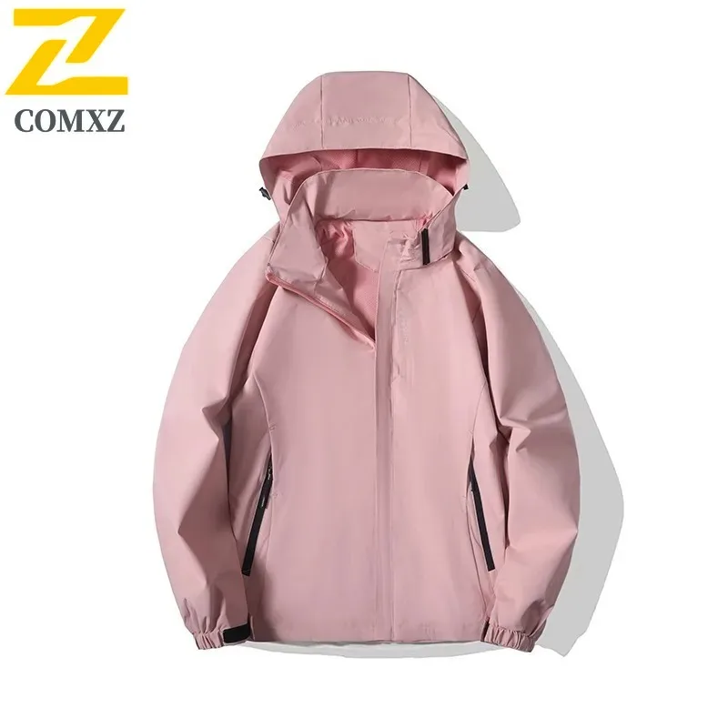 

Men Jacket Stylish Windproof Breathable Comfortable Hiking Outdoor Travel Sports Coat Lightweight Waterproof Casual Raincoat