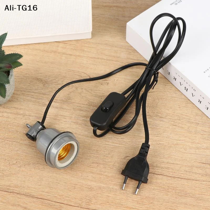 【TG16】E27 Crawling Pet Heating Lamp Holder Power Cord Control Switch Piglet Chicken Brooder Heating Spiral Light Socket