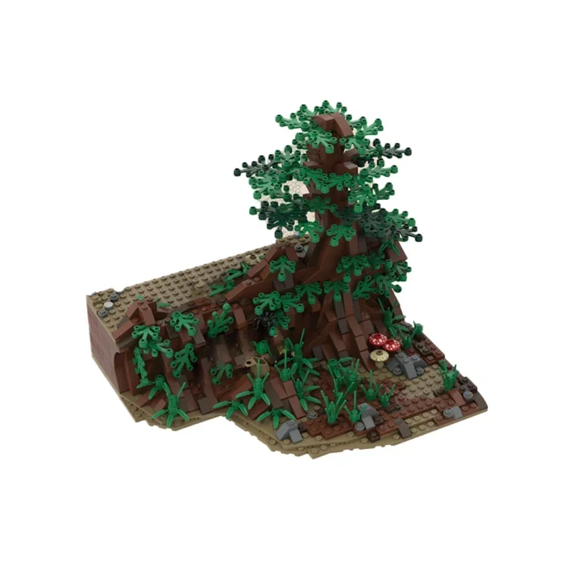 Movie Series YcMoc Building Blocks The Medieval Times Arboreal Jungle Model Technology Bricks DIY Castle StreetView Children Toy